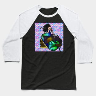 3D Mermaid Baseball T-Shirt